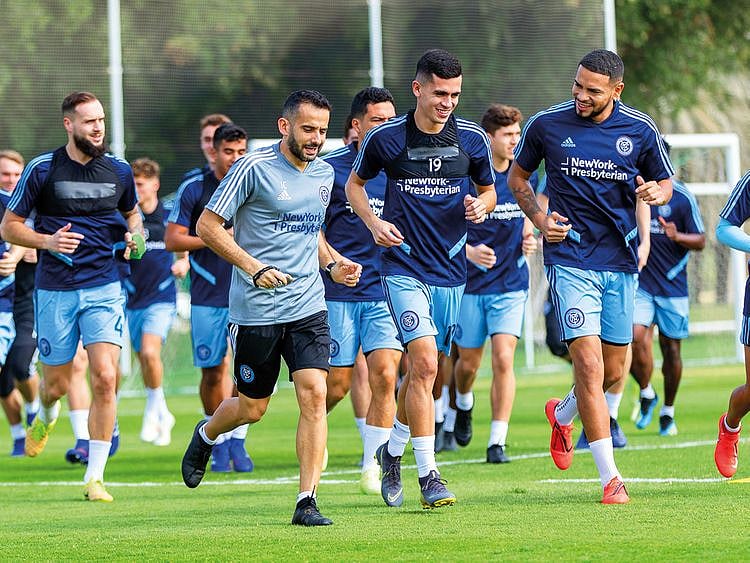 New York City warm-up in Abu Dhabi