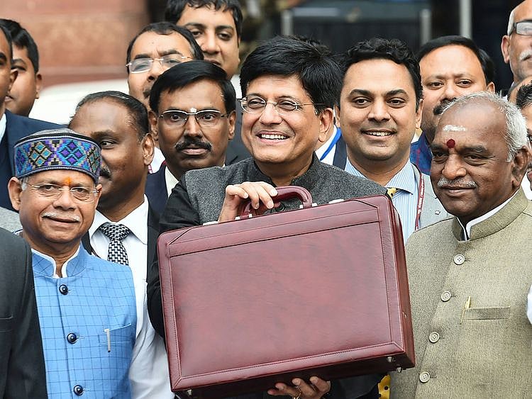 India's Finance Minister Piyush Goyal