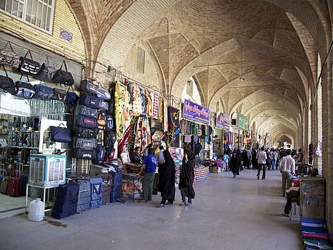 People in Ganj Ali Khan bazaar