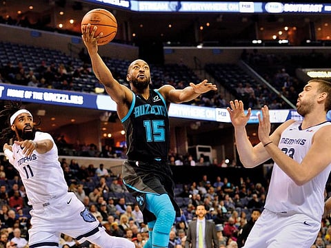 Boston Celtics guard Kemba Walker, seen in a file photo, failed to stem the rot for his team with a tally of 21 points.