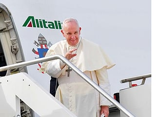 Pope's visit to UAE: 'Let the rain wash away my iniquities'
