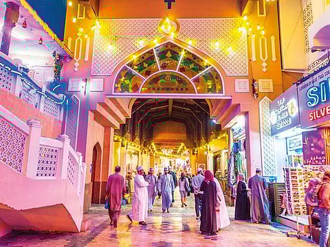 A view of the old souq in Muscat.  The Royal Oman Police (ROP) reported arresting several Omanis in the governorates of Al Dakhiliyah and Al Batinah North for gathering and violating decisions taken by the Supreme Committee dealing with COVID-19.