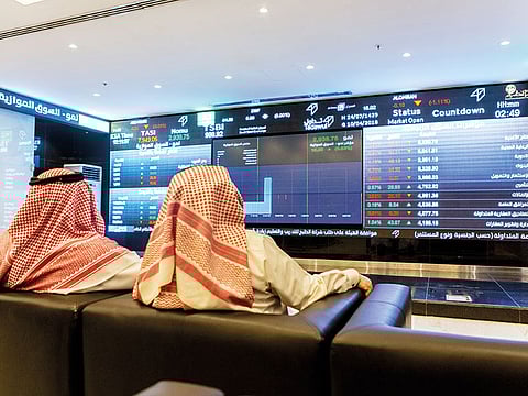 The Saudi Stock Exchange, also known as the Tadawul, in Riyadh
