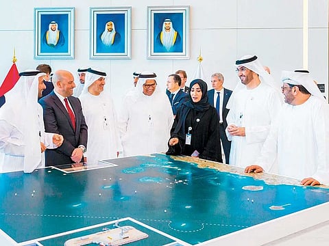 The Abu Dhabi National Oil Company (ADNOC) announced on Wednesday the award of a dredging, land reclamation and marine construction contract to build multiple artificial islands in the first phase of development of the Ghasha Concession.