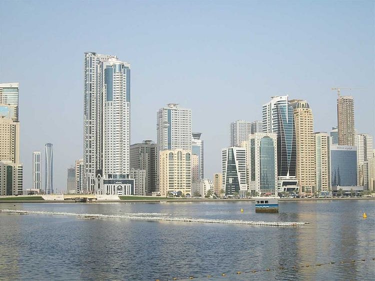 Sharjah skyline.