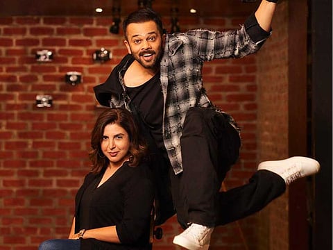 Rohit Shetty and Farah Khan.