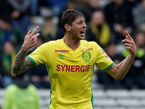 Nantes' Emiliano Sala in action. Picture taken March 18, 2017