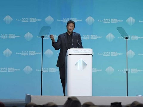 Pakistan PM Imran khan at World Government Summit