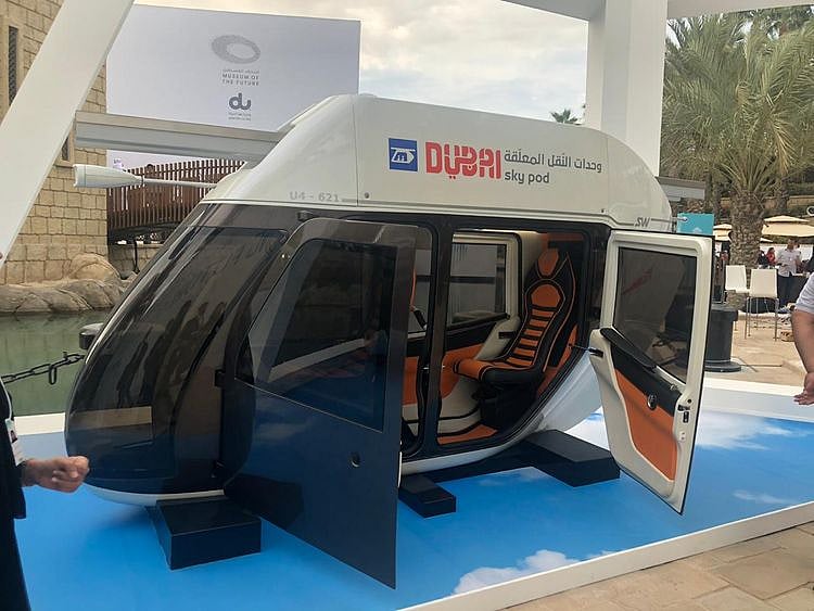 Dubai Sky pods are a futuristic mobility system planned in Dubai.