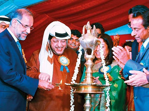 Shaikh Saeed Bin Tahnoon Bin Mohammad Al Nahyan is inaugurating  the Indian Festival at the Indian Social Centre (ISC) Al Ain on Thursday in the presence of Navdeep Singh Suri, the Indian Ambassador to the UAE.