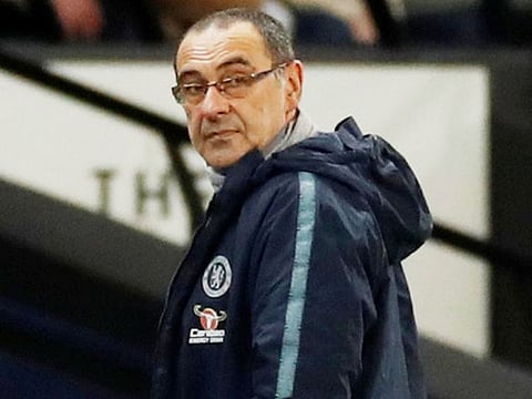 Chelsea manager Maurizio Sarri. 