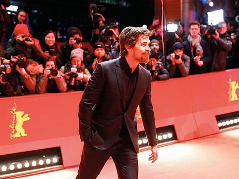 Christian Bale arrives for the screening of the movie ‘Vice’ at the Berlinale International Film Festival, on Monday