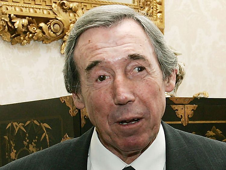 Former England football player Gordon Banks