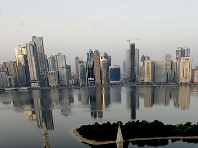 The Sharjah skyline.