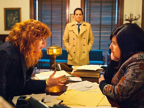 Natasha Lyonne (right) in ‘Russian Doll