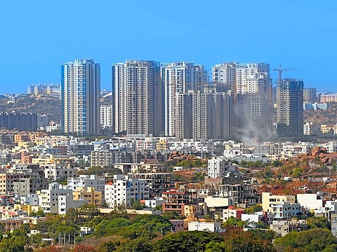 General view of Hyderabad. The incident in Khairatabad area of Hyderabad won all round applause and appreciation for the group