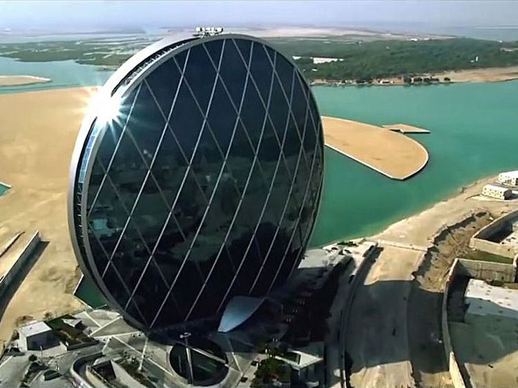 The Aldar headquartrers in Abu Dhabi