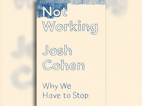 'Not working' book cover