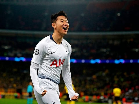 Tottenham Hotspur's South Korean striker Son Heung-Min