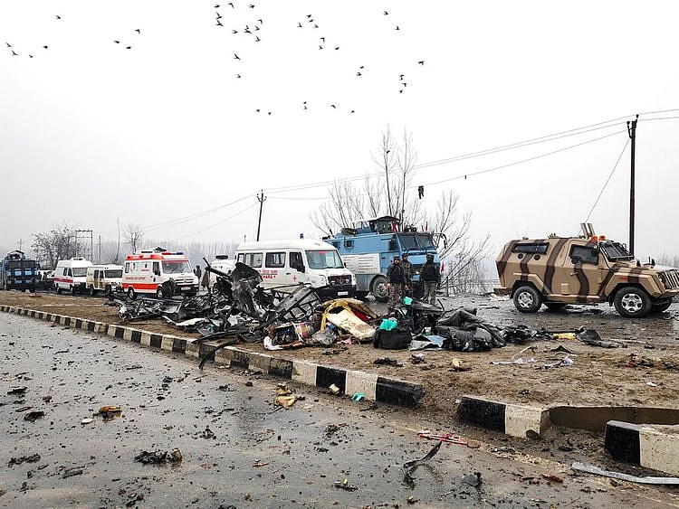 Lethpora in south Kashmir's Pulwama district