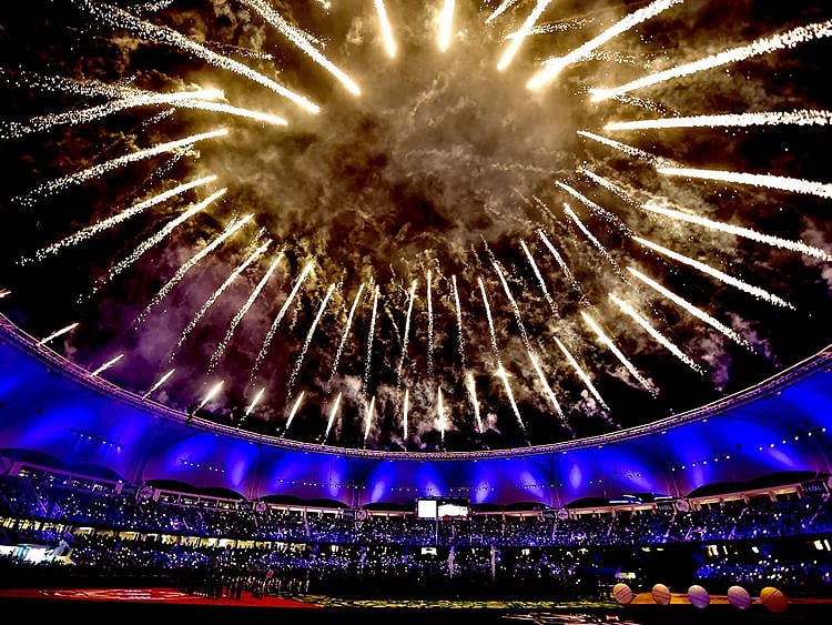 The colourful opening ceremony 2