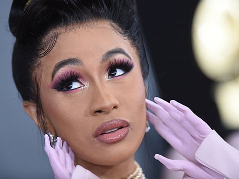 US rapper Cardi B 