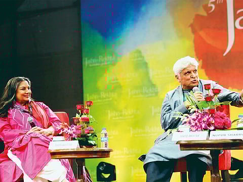 Javed Akhtar and Shabana Azmi were among the stars expected to attend the Jashn-e-Rekhta festival in Dubai.