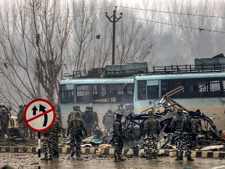 uicide bomb attack at Lathepora Awantipora in Pulwama district of south Kashmir