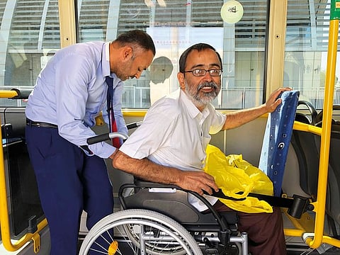 Abdul Majeed Yousuf, who lost both legs when he was 18 due to the spread of gangrene, has found himself out of the business he helped start in partnership in 1994.