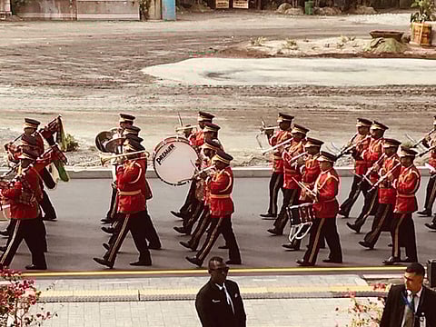 The opening ceremony of Idex 2019 in Abu Dhabi.
