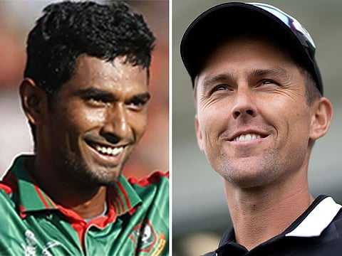 Mahmudullah and Trent  Boult.