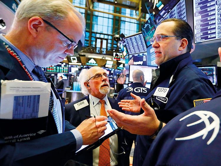 Traders at the New York Stock Exchange