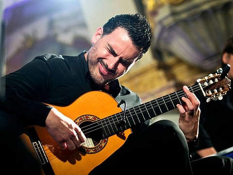Flamenco artist Carlos Pinana live in Abu Dhabi