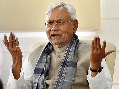  Bihar Diwas celebrations were held on March 22 and Chief Minister Nitish Kumar (above) attended the event in Patna’s Gandhi Maidan. School students from across the state were invited for the event.