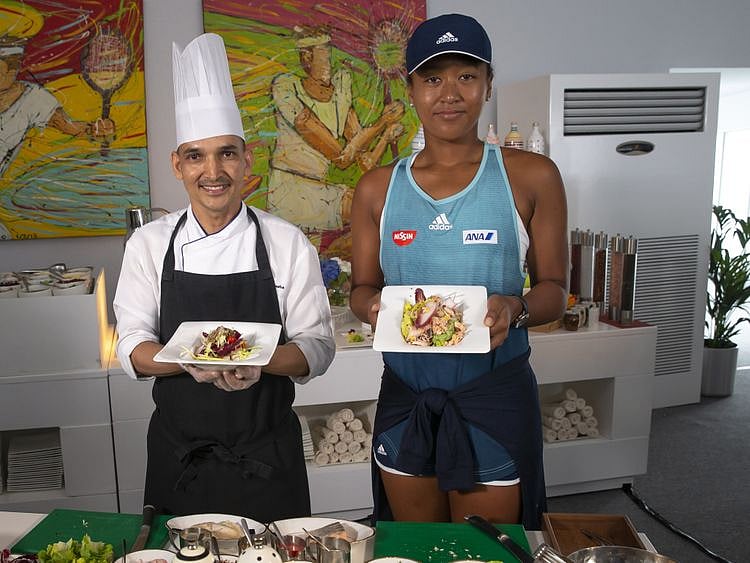 Naomi-Osaka-with-Chef-Ramola-Bijendra-from-Jumeirah-Creekside-Hotel-1550581267617