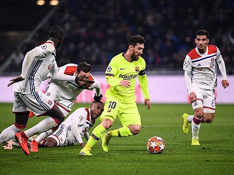 Lionel Messi couldn't break the deadlock.