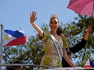 Pageant-mad Philippines welcomes home Miss Universe