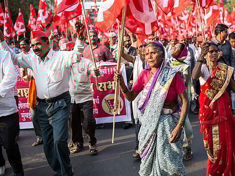 The eight-day march will end in Mumbai on February 27, coinciding with the budget session of the Legislature.