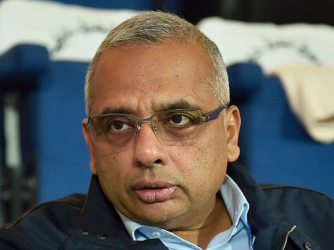 Ramesh Cidambi, Chief Operating Officer of Dubai Duty Free, during an interview at the Dubai Tennis Open on 26th February, 2018. 