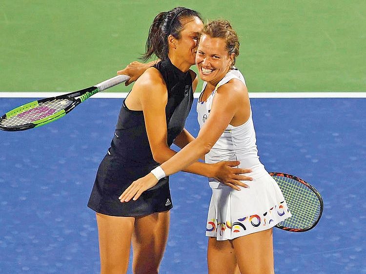 Su-wei Hsieh and Barbora Strycova