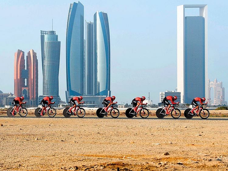 Team Sunweb competes