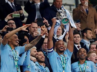 Man City win League Cup after penalties drama