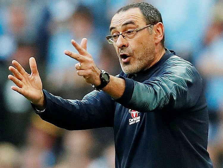 Chelsea's head coach Maurizio Sarri