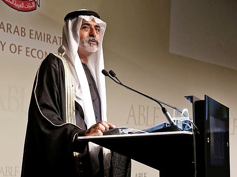 H.H. Sheikh Nahayan Mabarak Al Nahayan at the ABLF 