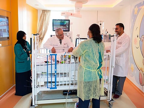 19-month-old girl's condition is stable and continuously improving.