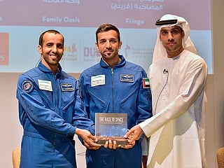 Astronauts launch Race to Space at literature festival in Dubai