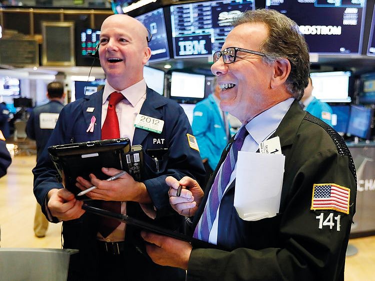 Traders at the New York Stock Exchange