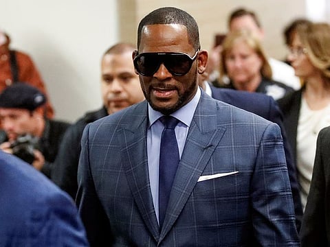 Grammy-winning R&B singer R. Kelly arrives for a child support hearing at a Cook County courthouse in Chicago, Illinois, U.S. March 6, 2019.