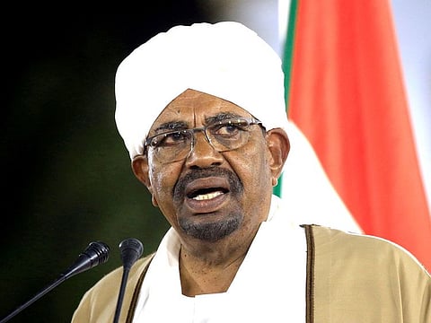 Former Sudanese president Omar Al Bashir