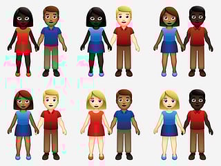 Interracial couple emojis are coming, 71 variations of them